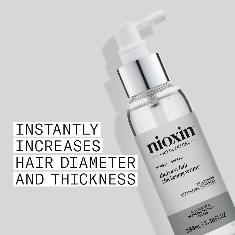 Nioxin Hair Fall Defence serum bottle.